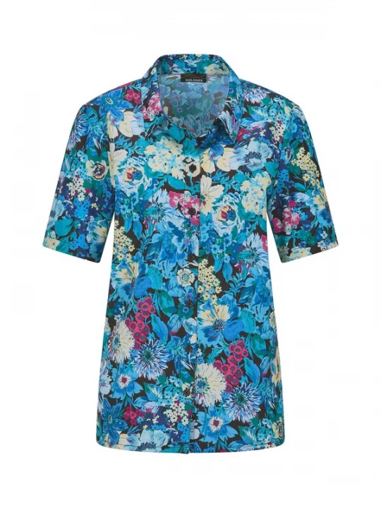 Foto van product Goldner Blouse lichtblauw / gemengde kleuren