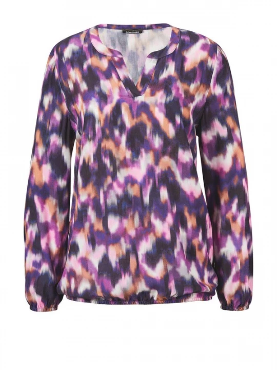 Foto van product Goldner Blouse lila / gemengde kleuren