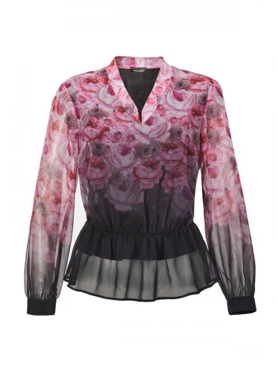 Foto van product Goldner Blouse lila / zwart