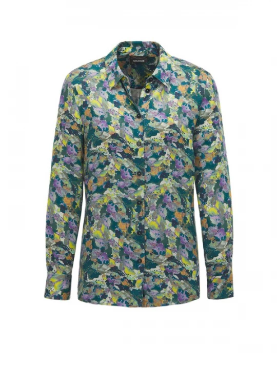 Foto van product Goldner Blouse limoen / olijfgroen / donkergroen / lila / oranje