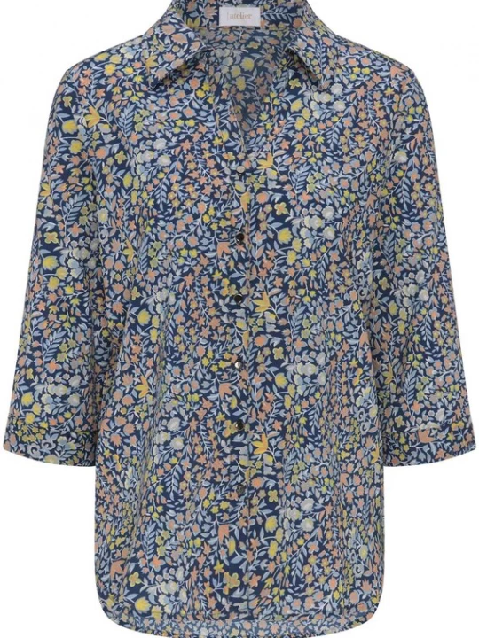Foto van product Goldner Blouse marine / gemengde kleuren