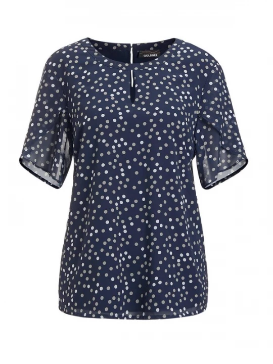 Foto van product Goldner Blouse navy / wit