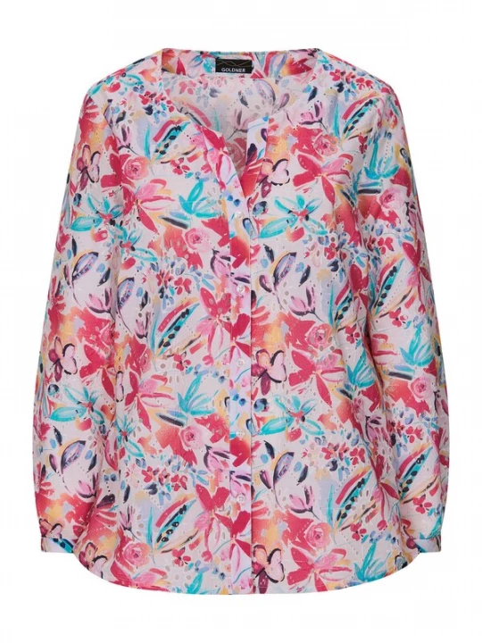 Foto van product Goldner Blouse pink / wit