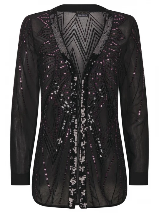 Foto van product Goldner Blouse rosa / zwart