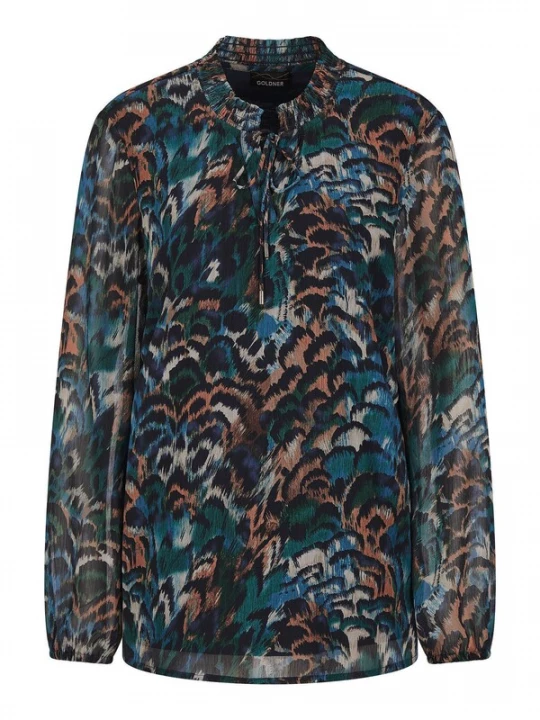 Foto van product Goldner Blouse royal blue / koningsblauw