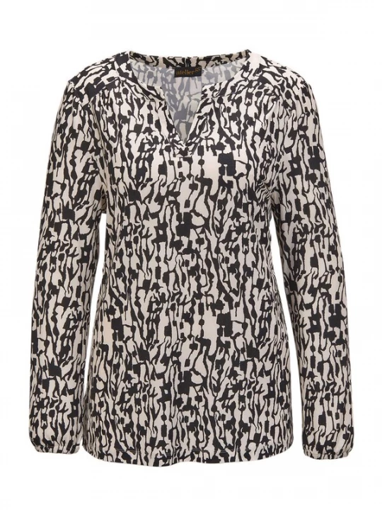 Foto van product Goldner Blouse sand / zwart