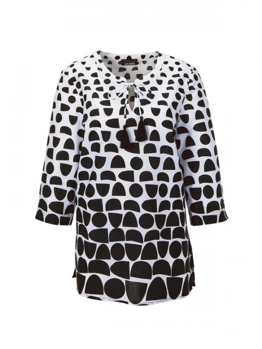 Foto van product Goldner Blouse zwart / wit