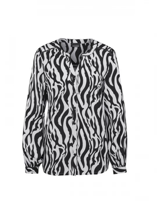 Foto van product Goldner Blouse zwart / wit