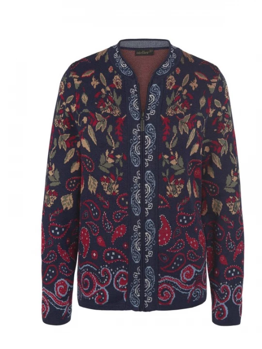 Foto van product Goldner Gebreid vest gemengde kleuren