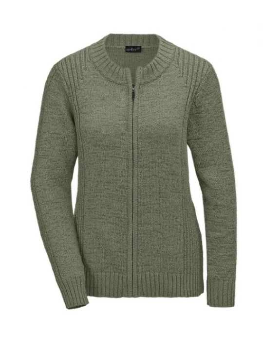 Foto van product Goldner Gebreid vest olijfgroen
