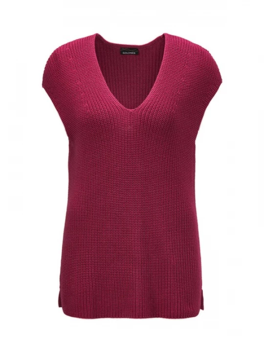 Foto van product Goldner Gebreide bodywarmer merlot
