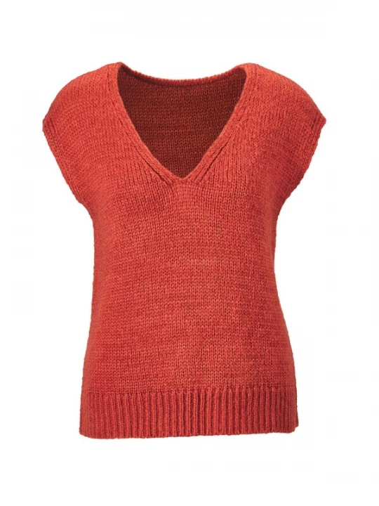 Foto van product Goldner Gebreide bodywarmer rood