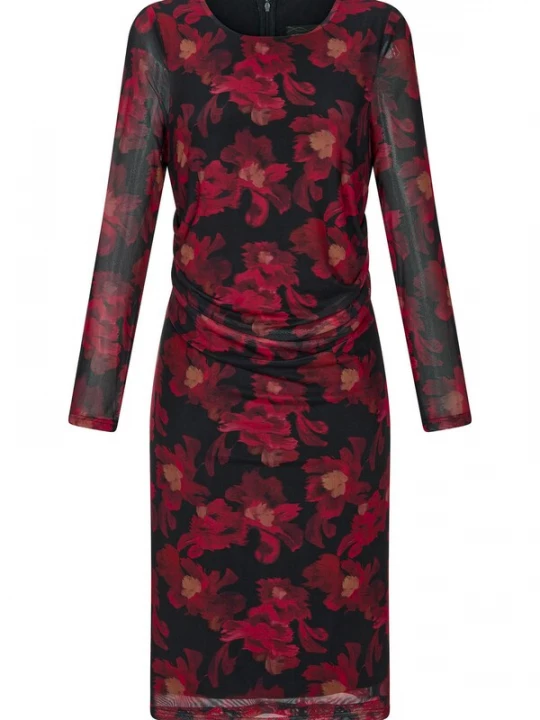 Foto van product Goldner Jurk rood / zwart