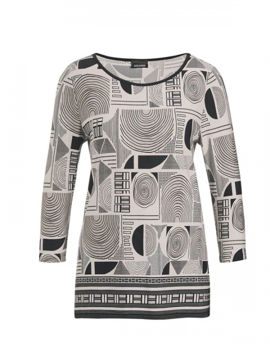 Foto van product Goldner Shirt antraciet / lichtgrijs