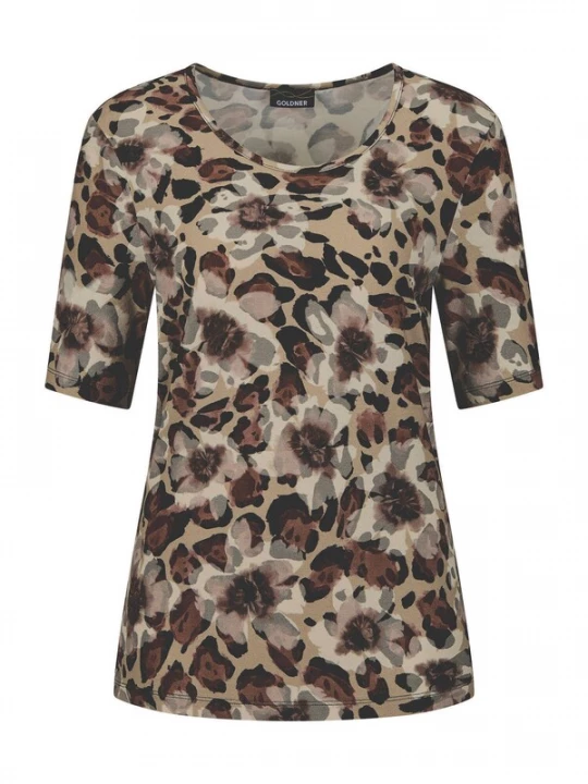 Foto van product Goldner Shirt beige / bruin