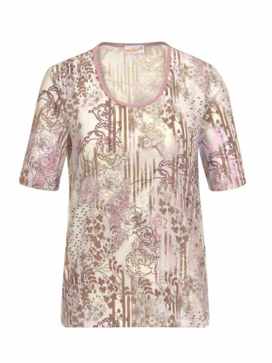 Foto van product Goldner Shirt beige / crème / rosé