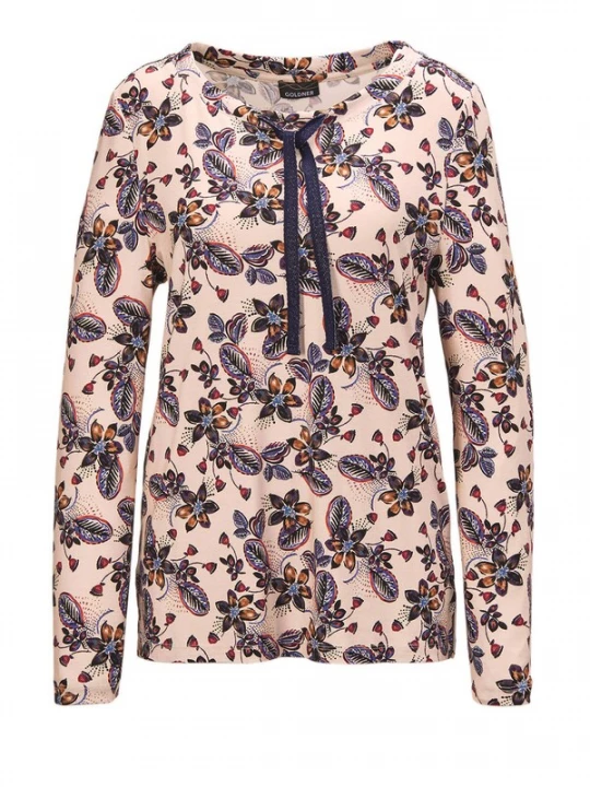 Foto van product Goldner Shirt beige / gemengde kleuren