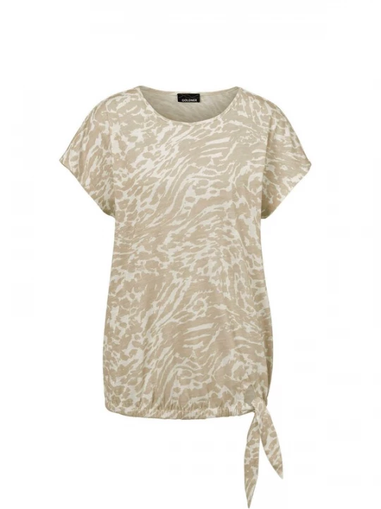 Foto van product Goldner Shirt beige / natuurwit