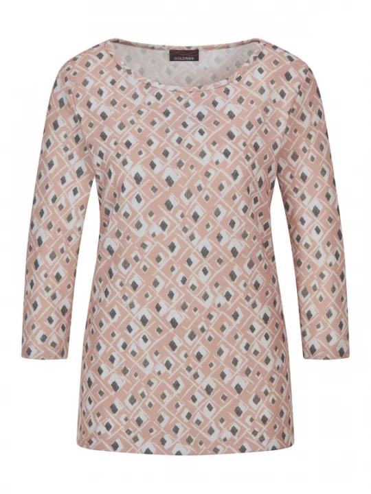 Foto van product Goldner Shirt beige / wit