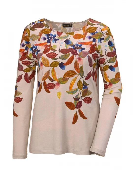 Foto van product Goldner Shirt blauw / bruin / geel / groen