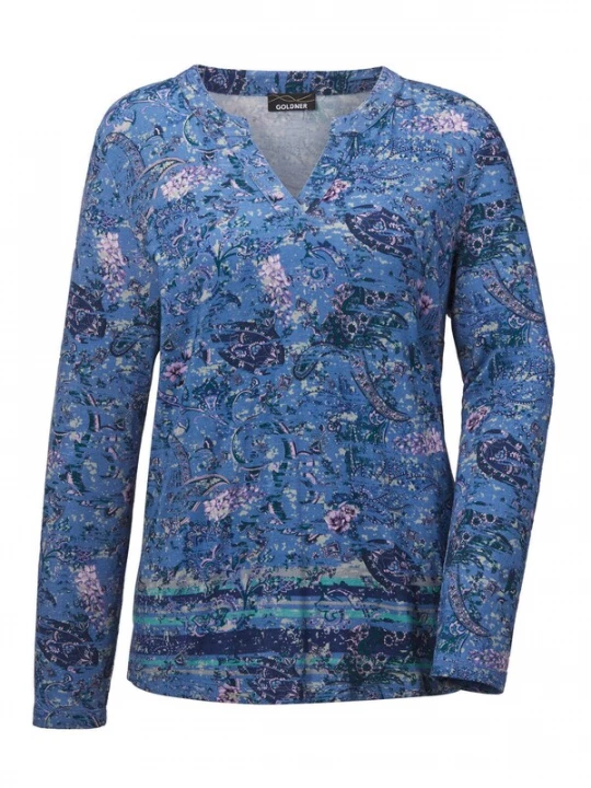 Foto van product Goldner Shirt blauw / gemengde kleuren
