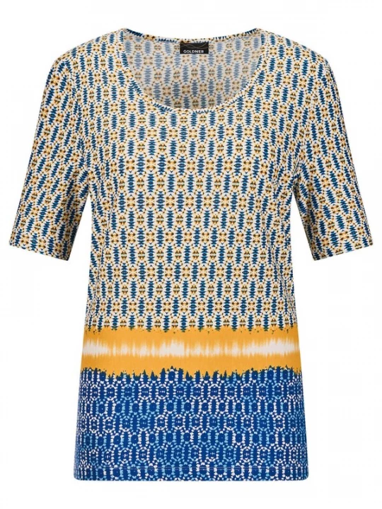 Foto van product Goldner Shirt blauw / gemengde kleuren