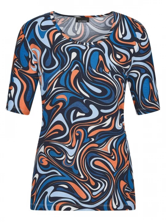 Foto van product Goldner Shirt blauw / gemengde kleuren