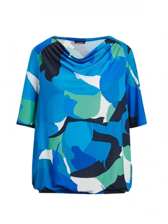 Foto van product Goldner Shirt blauw / groen / zwart / wit