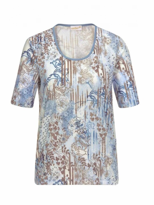 Foto van product Goldner Shirt blauw / lichtblauw