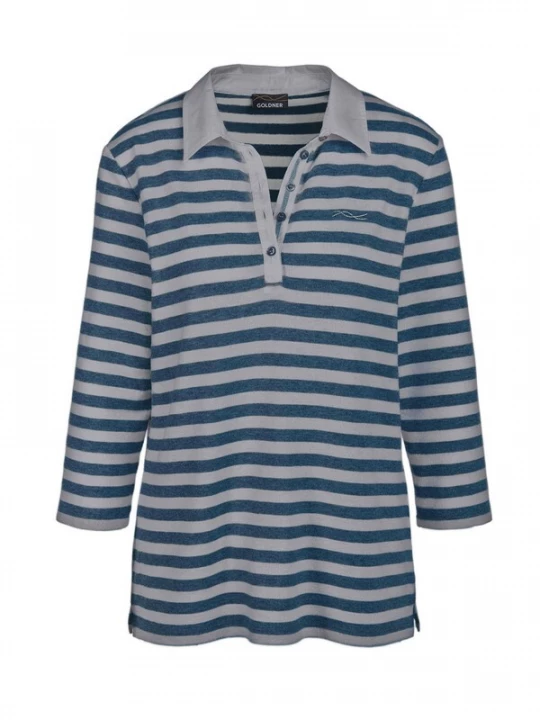 Foto van product Goldner Shirt blauw / navy / grijs