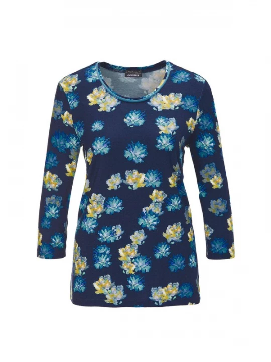 Foto van product Goldner Shirt blauw / wit
