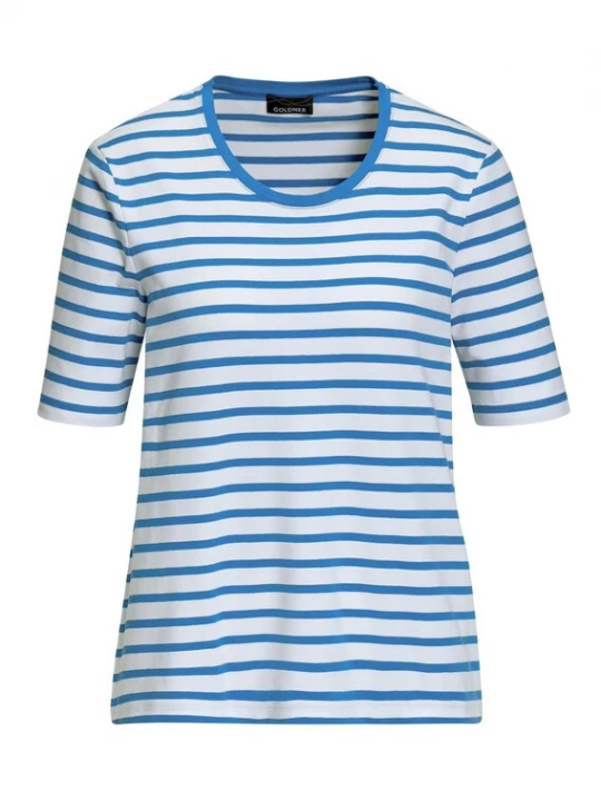 Foto van product Goldner Shirt blauw / wit