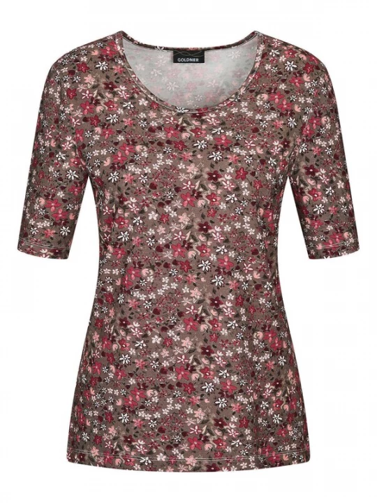 Foto van product Goldner Shirt bruin / gemengde kleuren