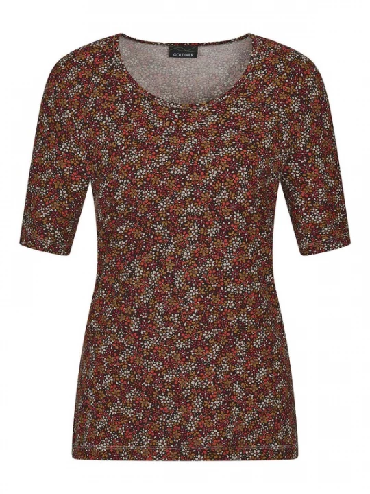 Foto van product Goldner Shirt bruin / gemengde kleuren