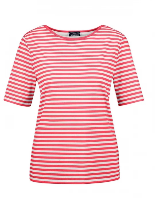Foto van product Goldner Shirt cranberry / wit