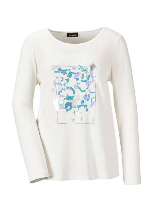 Foto van product Goldner Shirt crème / gemengde kleuren