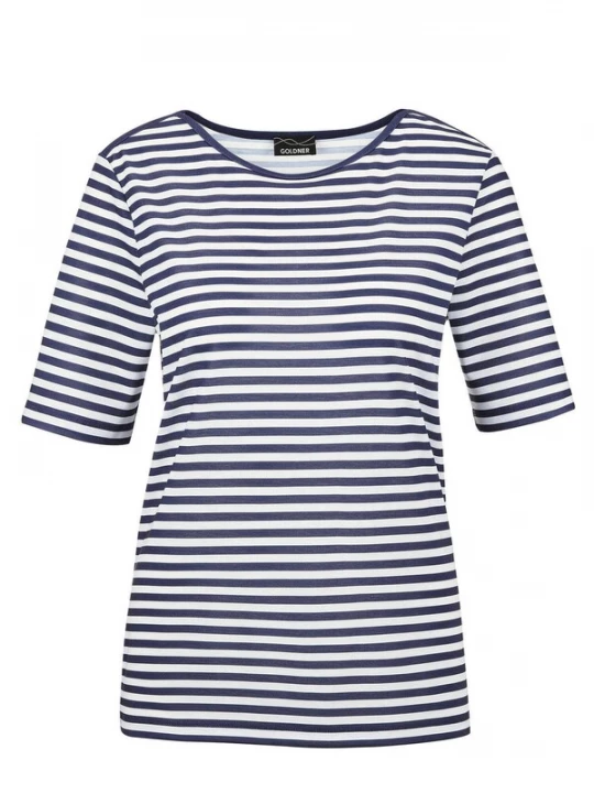 Foto van product Goldner Shirt donkerblauw / offwhite