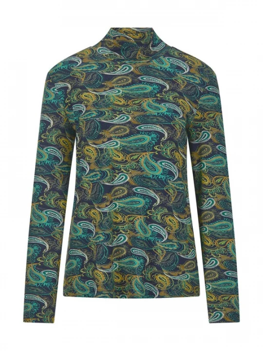 Foto van product Goldner Shirt geel / smaragd / mintgroen