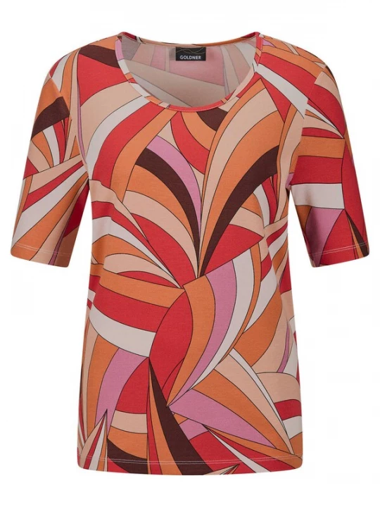Foto van product Goldner Shirt gemengde kleuren / rood