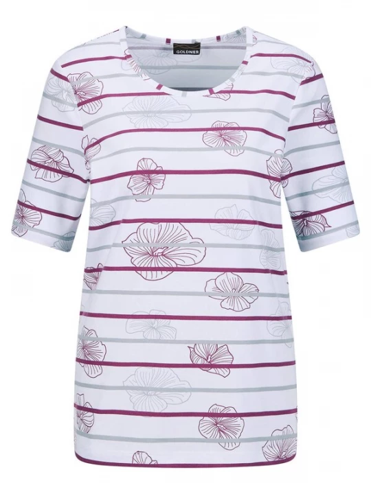 Foto van product Goldner Shirt gemengde kleuren / wit