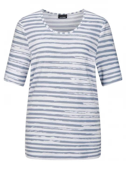 Foto van product Goldner Shirt grijs / wit