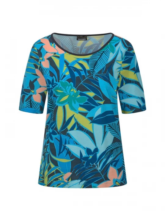 Foto van product Goldner Shirt blauw / gemengde kleuren