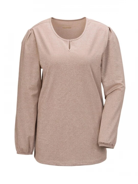 Foto van product Goldner Shirt lichtbruin