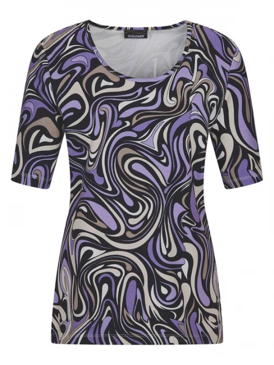Foto van product Goldner Shirt lila / gemengde kleuren