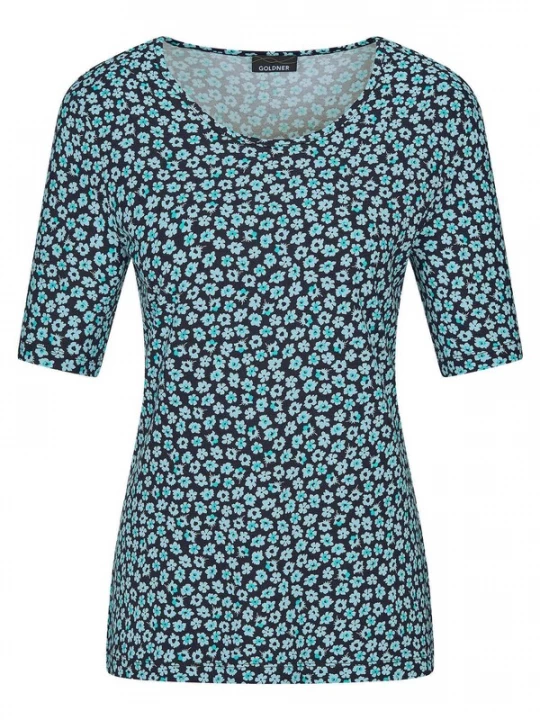 Foto van product Goldner Shirt marine / turquoise