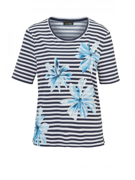 Foto van product Goldner Shirt marine / wit