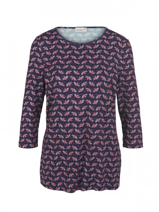 Foto van product Goldner Shirt navy / lila