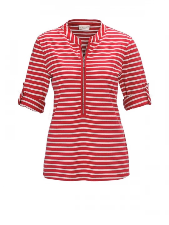 Foto van product Goldner Shirt rood / wit