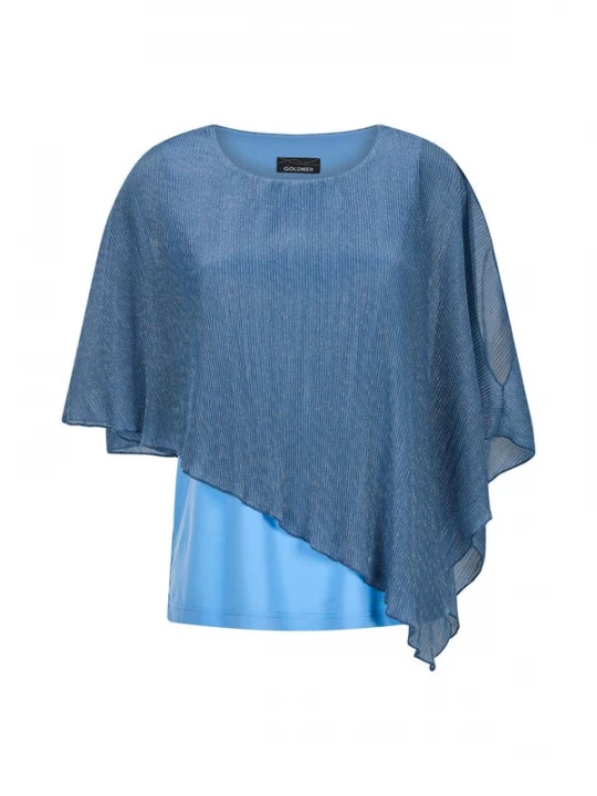 Foto van product Goldner Shirt saffier / lichtblauw