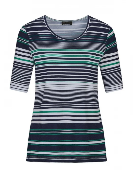 Foto van product Goldner Shirt smaragd / gemengde kleuren